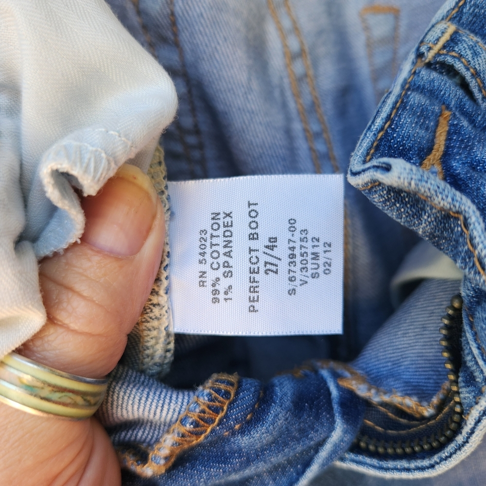 Gap- Women's Jeans- Perfect Boot Cut- 27/4a - Picture 6 of 6